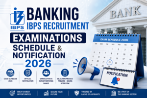 Banking IBPS Recruitment Examinations Schedule and Notification 2026